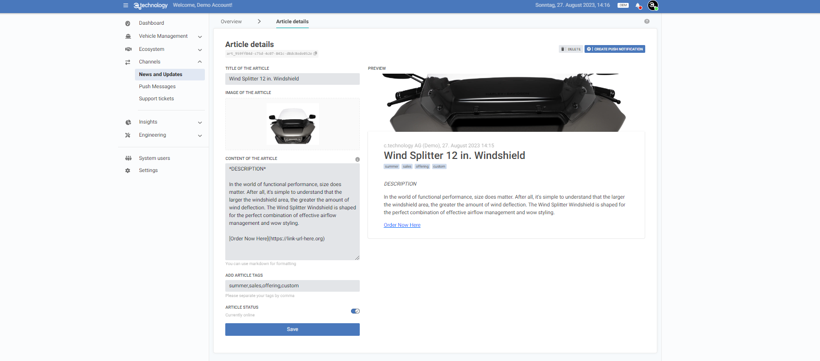The Future of Vehicle Ownership: Direct Aftersales Channels